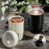 Travel Insulated Ceramic Coating Thermal Mug Tumbler