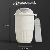 Travel Insulated Ceramic Coating Thermal Mug Tumbler
