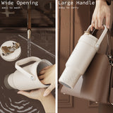 Ceramic Thermal Tumbler With Handle Water Bottle That Fits Most Cup Holder
