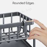 Sponge Holder For Kitchen Sink With Towel Hanger Bar Detergent Rack
