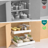 Expandable Pull Out Kitchen Cabinet Drawer Organizer
