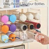 Stackable Water Bottle Holder Wine Rack Organizer Storage