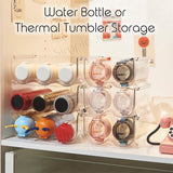Stackable Water Bottle Holder Wine Rack Organizer Storage