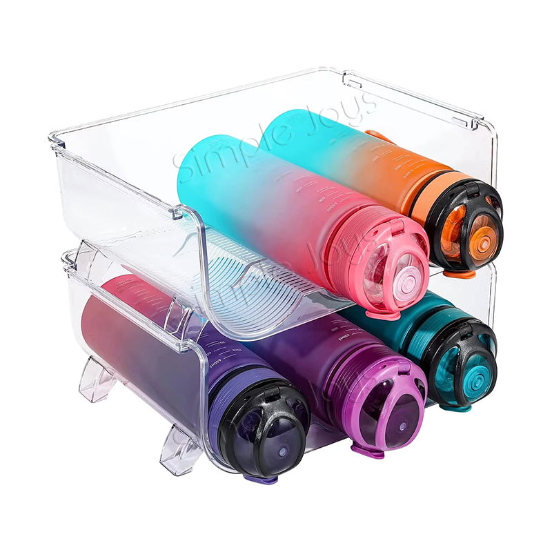 Stackable Water Bottle Holder Wine Rack Organizer Storage – Simple Joys