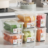 Fridge Storage Container Box With Handle Refrigerator Organizer