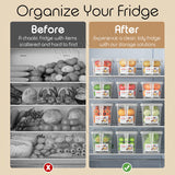 Fridge Storage Container Box With Handle Refrigerator Organizer