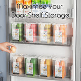 Fridge Storage Container Box With Handle Refrigerator Organizer