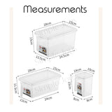 Fridge Storage Container Box With Handle Refrigerator Organizer