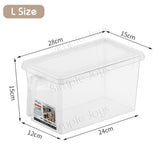 Fridge Storage Container Box With Handle Refrigerator Organizer