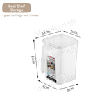 Fridge Storage Container Box With Handle Refrigerator Organizer