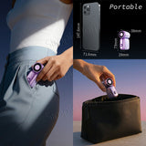 Ultra-Mini Capsule Handheld Fan 9.3m/s Powerful Wind Portable