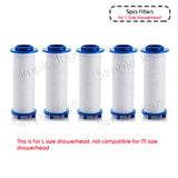 5-Mode Showerhead With Filter Stop Button Adjustable Water Pressure