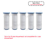 5-Mode Showerhead With Filter Stop Button Adjustable Water Pressure