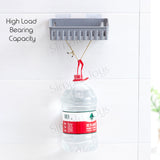 (3pcs Bundle) Bathroom Rack Shelf Shower Caddy Toilet Storage Punch-Free No Drilling Stick-on Design