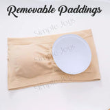 Comfy Padded Tube Top Bandeau Strapless Bra Bralette