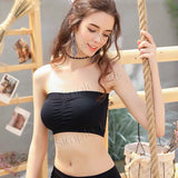 Comfy Padded Tube Top Bandeau Strapless Bra Bralette