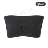 Comfy Padded Tube Top Bandeau Strapless Bra Bralette