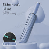 12 Ribs Automatic Umbrella Super Windproof Large Umbrella Auto Open Close Excellent Water Repellency
