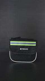 Bicycle Frame Front Bag Pouch With Reflective Strip