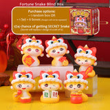Fortune Snake Chinese New Year 2025 Blind Box Auspicious CNY Decoration Display Good Luck Health Wealth