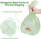 Eco-Friendly Compostable Bin Liners 100pcs - Biodegradable Trash Bags