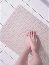 Non-slip Shower Mat Bathroom Mat with Suction Cups and Drain Holes Anti-slip Bathtub Mat