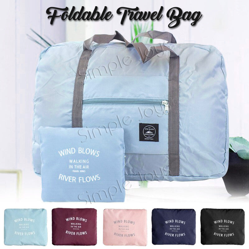 Foldable Travel Bag Large Capacity Hand Carry Luggage Bag Simple Joys