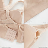 Racerback Sports Bra For High Impact Shockproof Workout Yoga Gym Running Jogging Bra