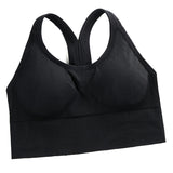 Racerback Sports Bra For High Impact Shockproof Workout Yoga Gym Running Jogging Bra
