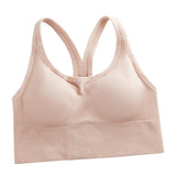Racerback Sports Bra For High Impact Shockproof Workout Yoga Gym Running Jogging Bra