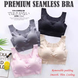 Japan Design Seamless Wireless Sports Bra Yoga Bra Scoop Neck Sleep Bralette