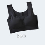 Japan Design Seamless Wireless Sports Bra Yoga Bra Scoop Neck Sleep Bralette