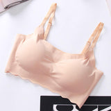 Japan Design Seamless Wireless Sports Bra Yoga Bra Sleep Bralette With Adjustable Spaghetti Strap