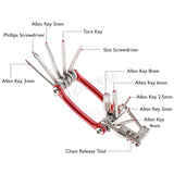 11-in-1 Bicycle Tool Kit Set For Repair Multi-function Bike Cycling Multitool