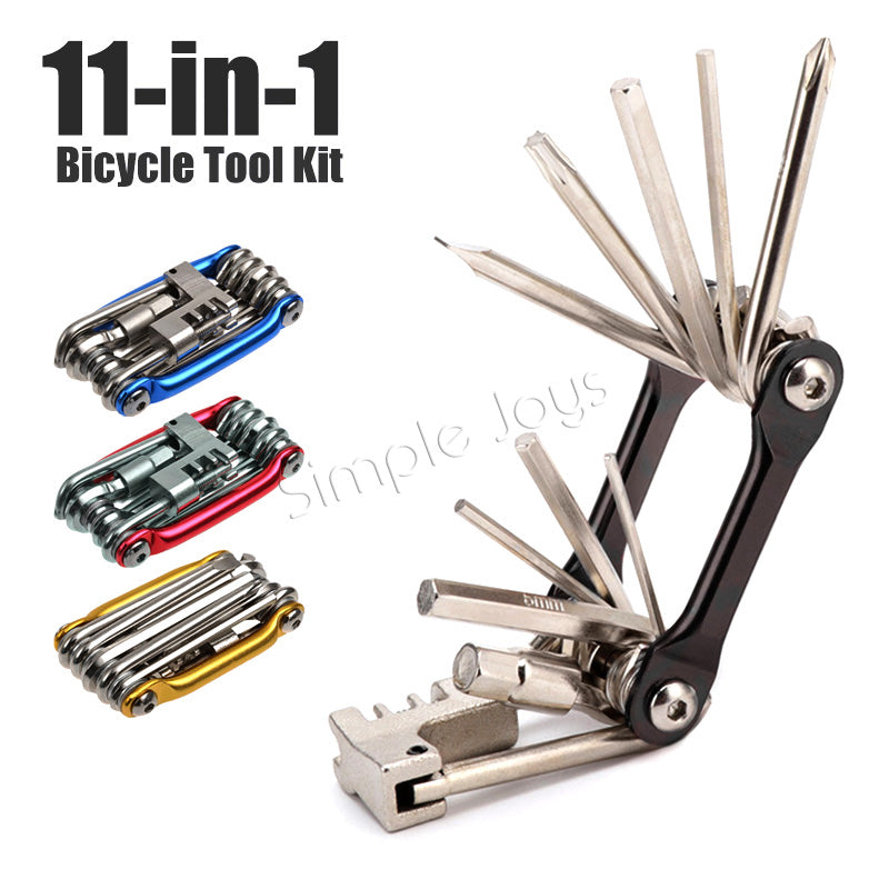11-in-1 Bicycle Tool Kit Set For Repair Multi-function Bike