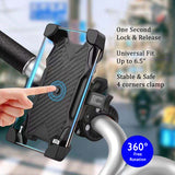 Bicycle Phone Holder For Bike Handlebar Easy To Mount