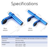 Bicycle Handlebar Extender Extension Bar Bracket For Bike Accessories