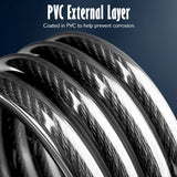 Bicycle Lock Coiling Cable Bike Lock With 5 Digit Password