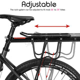 Universal Bicycle Rear Rack Bike Cargo Seat With Quick-Release Design