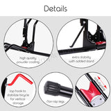 Bicycle Vertical Stand Adjustable L Shape Bike Rack Parking Storage