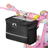 Compact Bicycle Front Bag For Handlebar With Transparent Window Bike Accessories