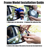 Blind Spot Mirror Wide Angle Convex Rear View Mirror For Car