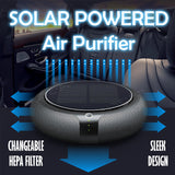 Solar Powered Air Purifier With HEPA Filter For Car / Small Room