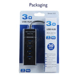 High Speed USB 3.0 Hub 4-Port With Type A Or Type C Connector Option