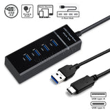 High Speed USB 3.0 Hub 4-Port With Type A Or Type C Connector Option