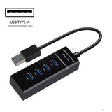 High Speed USB 3.0 Hub 4-Port With Type A Or Type C Connector Option