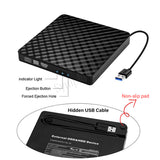 External DVD Drive USB 3.0 RW Portable DVD/CD RW Reader Burner Writer for Laptop Desktop PC Windows Linux Apple Mac