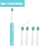 Electric Toothbrush USB Rechargeable Power Sonic Toothbrush With 5 Modes