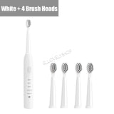 Electric Toothbrush USB Rechargeable Power Sonic Toothbrush With 5 Modes