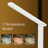 LED Light Dimmable Bedside Desk Table Lamp Adjustable Study/Work/Reading Light Eye Care Protection Shield